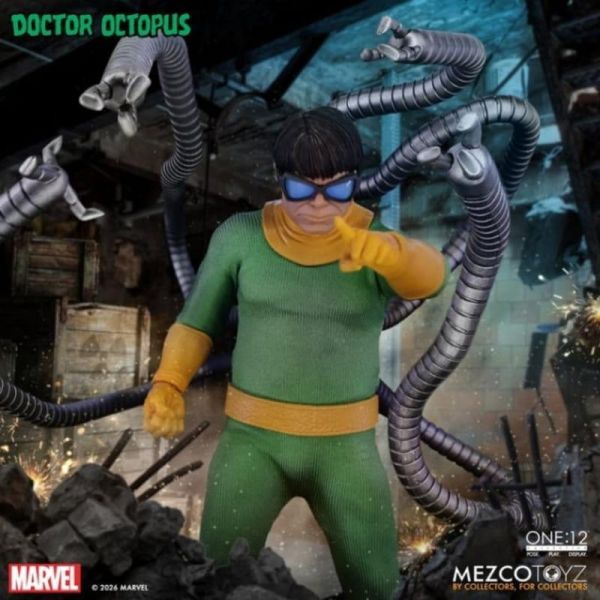 【史派克工廠】預購免運27年Q3 Mezco One12 漫威 八爪博士 章魚博士 1/12 可動人偶 1104 Mezco One12 漫威 八爪博士 章魚博士 1/12 可動人偶