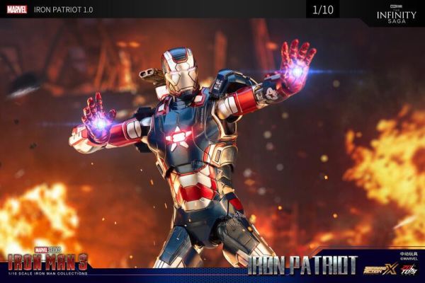 【史派克工廠】結單 預購24年Q4 中動 鋼鐵人 鋼鐵愛國者 7吋 可動人偶 0531 中動 鋼鐵人 鋼鐵愛國者 7吋 可動人偶