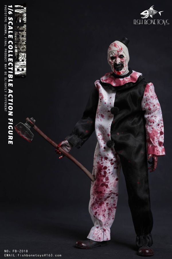 【史派克工廠】結單預購25年Q1 FISH BONETOYS NO FB-Z018 斷魂小丑 1/6 可動人偶 0725 FISH BONETOYS NO FB-Z018 斷魂小丑 1/6 可動人偶