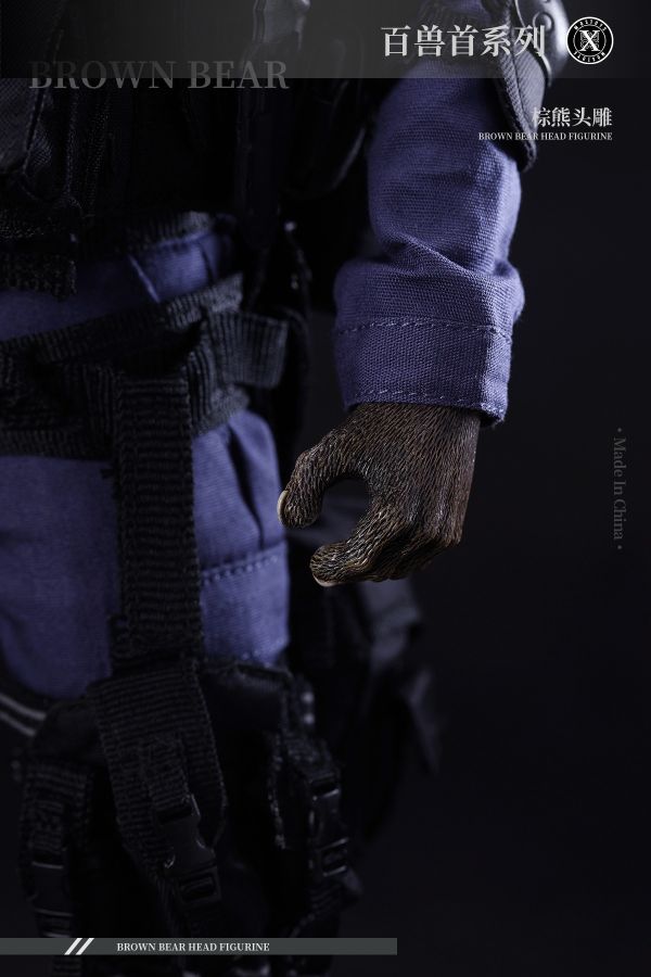 【史派克工廠】結單25年Q1 MOSTOYS 百獸首系列 1/6 棕熊頭雕 MS2403 1031 MOSTOYS 百獸首系列 1/6 棕熊頭雕 MS2403