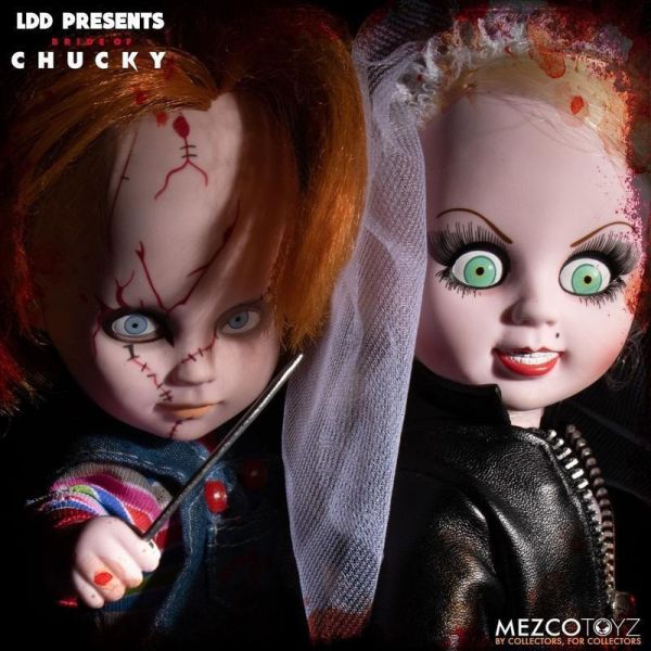 【史派克工廠】結單 預購免運24年12月 Mezco 10吋 LDD 活死人娃娃 恰吉 & 蒂芬妮 雙人組可動 再販 0515 Mezco 10吋 LDD 活死人娃娃 恰吉 & 蒂芬妮 雙人組可動 再販