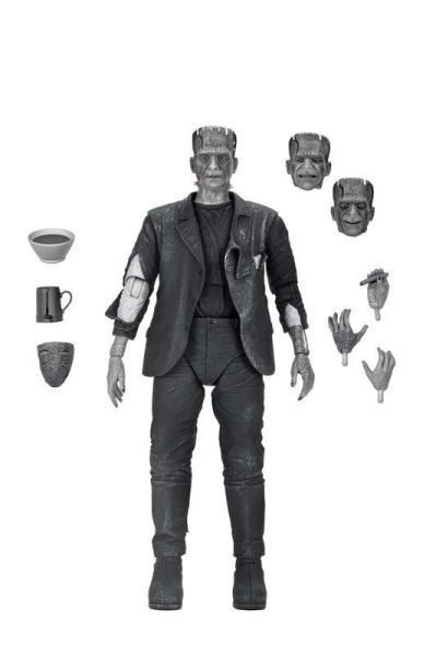 【史派克工廠】結單預購25年1月 NECA 環球怪物 科學怪人 黑白版 8吋 可動人偶 0913 NECA 環球怪物 科學怪人 黑白版 8吋 可動人偶