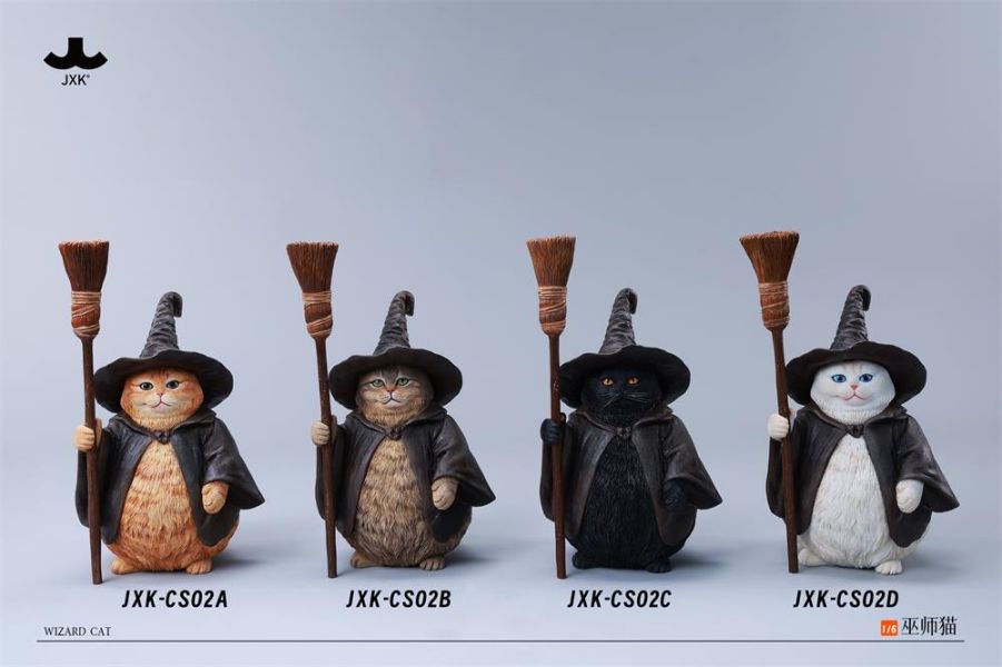 【史派克工廠】預購25年Q3 JXK 巫師貓 JXK-CS02ABCD 共4款 動物 公仔 0523 JXK 巫師貓JXK-CS02ABCD 共4款 動物 公仔