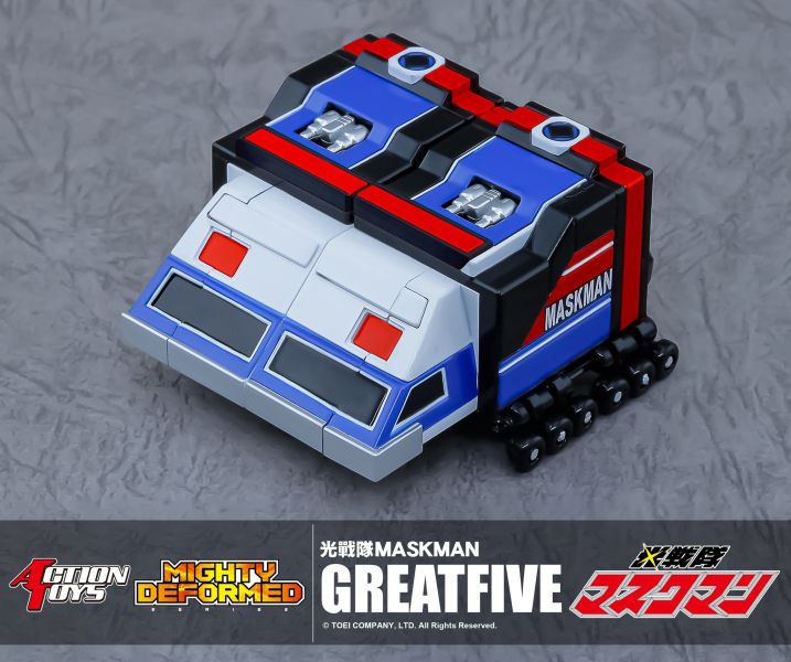 【史派克工廠】結單免運25年Q2 Action Toys ES合金 光戰隊覆面人 MASKMAN 五機合體 GREAT FIVE 1008 Action Toys ES合金 光戰隊覆面人 MASKMAN 五機合體 GREAT FIVE