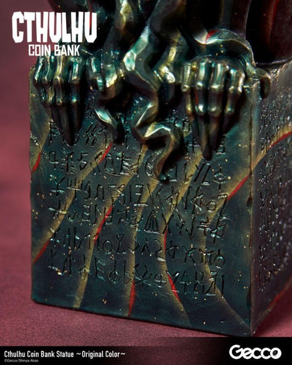 【史派克工廠】結單25年2月 Gecco 克蘇魯的呼喚 克蘇魯 雕像造型儲金箱 原創色 存錢筒 1014 Gecco 克蘇魯的呼喚 克蘇魯 雕像造型儲金箱 原創色 存錢筒
