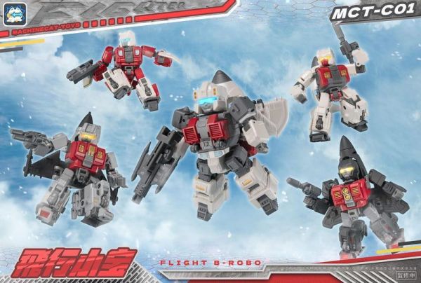【史派克工廠】結單免運8月 MachineCat-Toy 飛行小寶 5合體變形玩具 MCT-C01 0525 MachineCat-Toy 飛行小寶 5合體變形玩具 MCT-C01