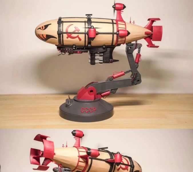 【史派克工廠】結單預購免運24年Q3 BORDER 邊境模型 蘇聯基洛夫飛艇 拼裝模型 0814 VGT 華納WB 正版授權 VWB168 達摩貓和老鼠 喜樂款