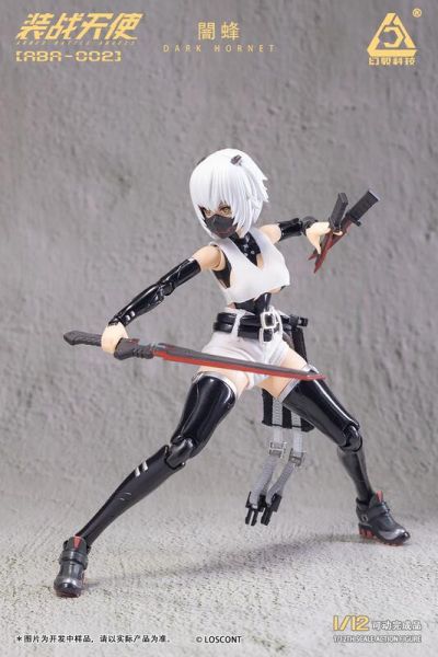 【史派克工廠】結單免運25年1月 幻馭科技 LOSCONT 裝戰天使 ABA-002 闇蜂 1/12 可動完成品 1122 幻馭科技 LOSCONT 裝戰天使 ABA-002 闇蜂 1/12 可動完成品