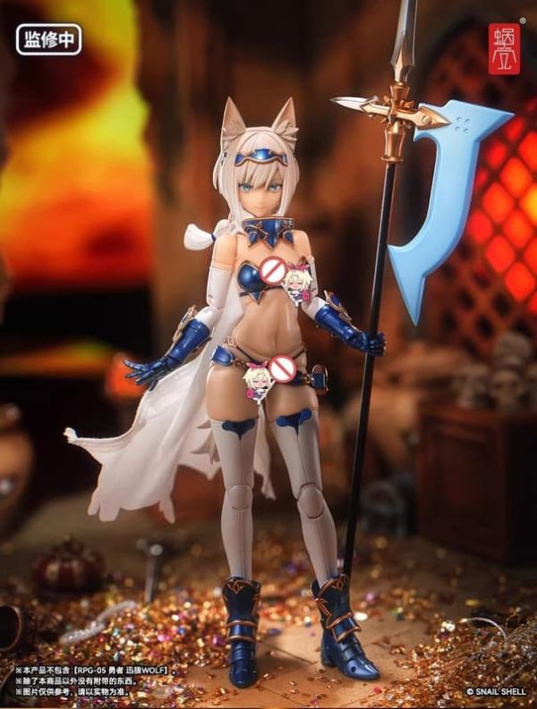 【史派克工廠】預購26年Q3 蝸之殼 異世界冒險 1/12 RPG-05 勇者狼妹 迅狼Wolf 可動機娘 0224 蝸之殼 異世界冒險 1/12 RPG-05 勇者狼妹 迅狼Wolf 可動機娘