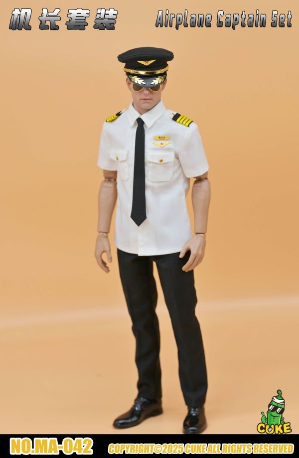 【史派克工廠】預購免運25年Q3 CUKE TOYS 1/6 SA女空服飾套裝 MA-037 0606 CUKE TOYS 1/6 機長服飾套裝 MA-042