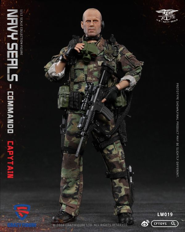 【史派克工廠】結單 預購免運25年Q1 Crazy Figure 1/12 海豹特種部隊 突擊小隊隊長 LW019 0619 Crazy Figure 1/12 海豹特種部隊 突擊小隊隊長 LW019
