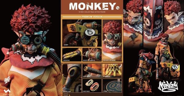 【史派克工廠】現貨 免運 JTSTUDIO GAKi RACE1/6 #05 MONKEY 可動人偶 訂 0418 JTSTUDIO GAKi RACE1/6 #05 MONKEY 可動人偶 訂