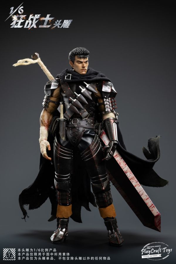 【史派克工廠】結單免運25年Q3 Play Craft 狂戰士頭雕 1/6 血妝版/正常版 1/12 正常版 0411 Play Craft 狂戰士頭雕 1/6 血妝版/正常版 1/12 正常版