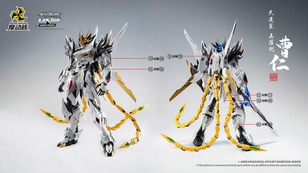 【史派克工廠】現貨 代理版 摩動核 星甲魂將傳 MNP-XH02 白龍 曹仁 專用水貼 貼紙 無本體 X 代理版 摩動核 星甲魂將傳 MNP-XH02 白龍 曹仁 專用水貼 貼紙 無本體