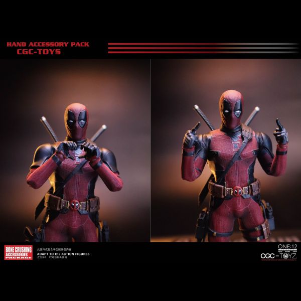 【史派克工廠】結單免運26年Q1 CGC 1/12 死侍 配件包 手型包 僅配件 不含人偶 0108 CGC 1/12 死侍 配件包 手型包 僅配件 不含人偶
