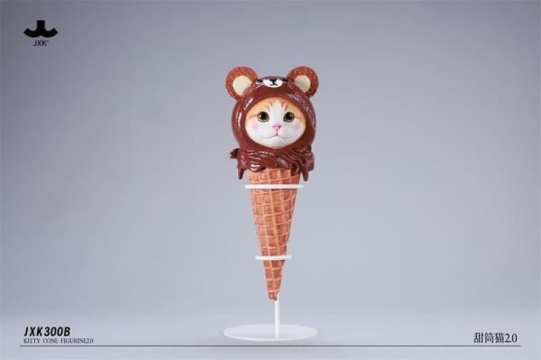 【史派克工廠】結單25年Q4 JXK 動物公仔 JXK300A/B 甜筒貓2.0 共2款 貓咪 模型 公仔 0822 JXK 動物公仔 JXK300A/B 甜筒貓2.0 共2款 貓咪 模型 公仔