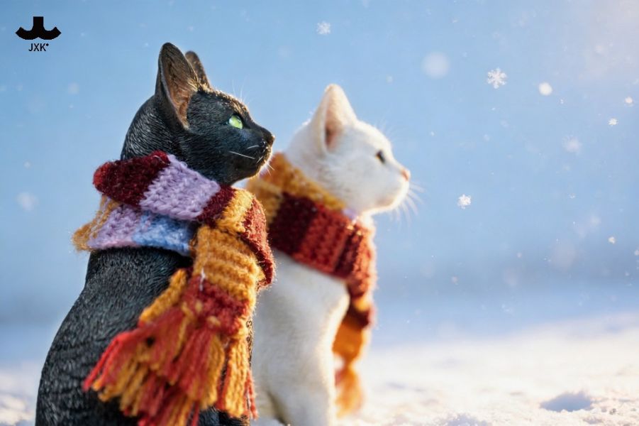 【史派克工廠】預購26年Q1 JXK 雙生貓侶Twinbound Cats 黑貓 白貓 動物模型 2款 0122 JXK 雙生貓侶Twinbound Cats 黑貓 白貓 動物模型 2款