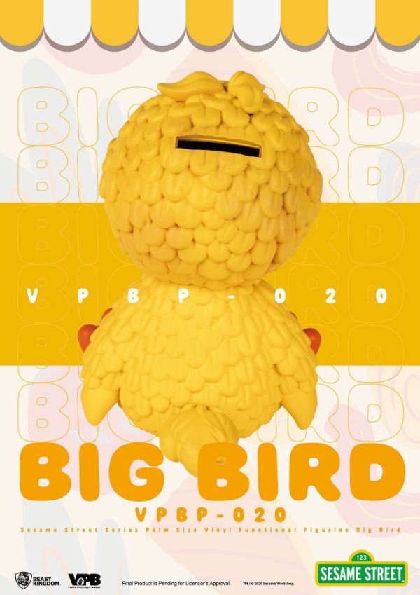 【史派克工廠】結單免運25年Q4 野獸國 VPBP-020 芝麻街系列 掌心儲金公仔 大鳥 0910 野獸國 VPBP-020 芝麻街系列 掌心儲金公仔 大鳥