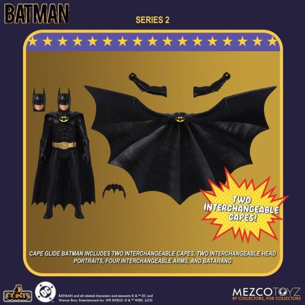 【史派克工廠】預購26年6月 Mezco 5 Points 蝙蝠俠 1989 3.75吋 可動人偶 套組 0915 Mezco 5 Points 蝙蝠俠 1989 3.75吋 可動人偶 套組