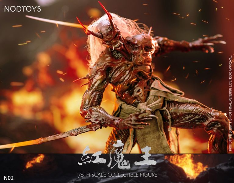 【史派克工廠】結單免運25年Q2 NODTOYS 1/6 矽膠可動人偶 紅魔王 NOD-N02 1202 NODTOYS 1/6 矽膠可動人偶 紅魔王 NOD-N02