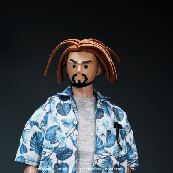 【史派克工廠】預購免運25年12月 trickyMan12 1/6 髒辮 黑髮 棕髮 兩款可選 1128 trickyMan12 1/6 髒辮 黑髮 棕髮 兩款可選