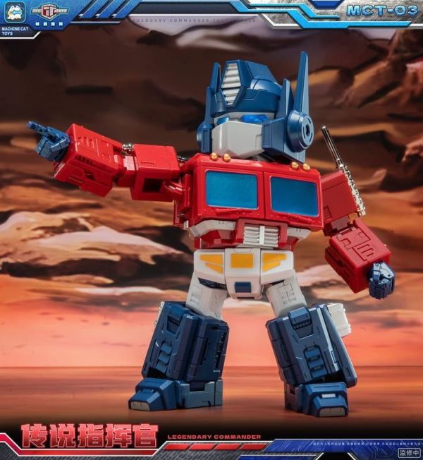 【史派克工廠】預購免運26年12月 MachineCat Toys MCT-03 傳說指揮官 柯博文 Q版 1103 MachineCat Toys MCT-03 傳說指揮官 柯博文 Q版