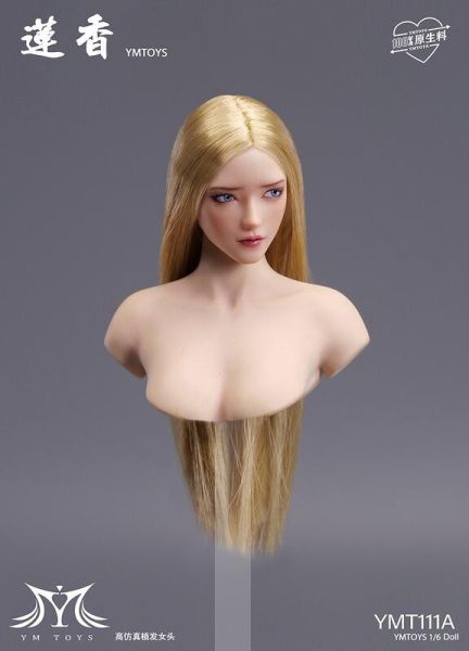 【史派克工廠】結單免運25年Q1 YMTOYS1/6 可動眼亞洲女頭雕 蓮香 YMT111ABCDEF 共6款 1122 YMTOYS1/6 可動眼亞洲女頭雕 蓮香 YMT111ABCDEF 共6款