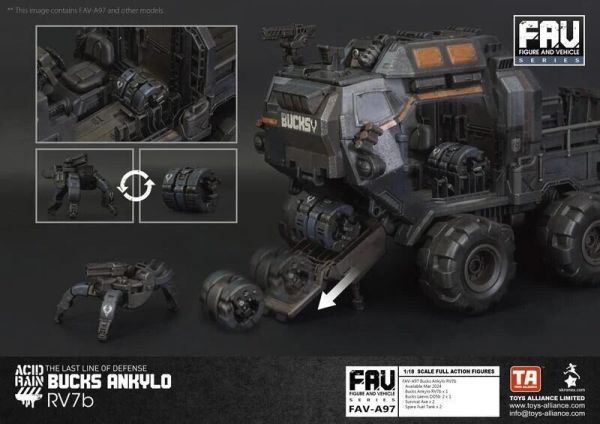 【史派克工廠】結單 預購3月 TOYS ALLIANCE 酸雨戰爭 FAV-A97 公鹿甲龍 RV7b 0901 TOYS ALLIANCE 酸雨戰爭 FAV-A97 公鹿甲龍 RV7b