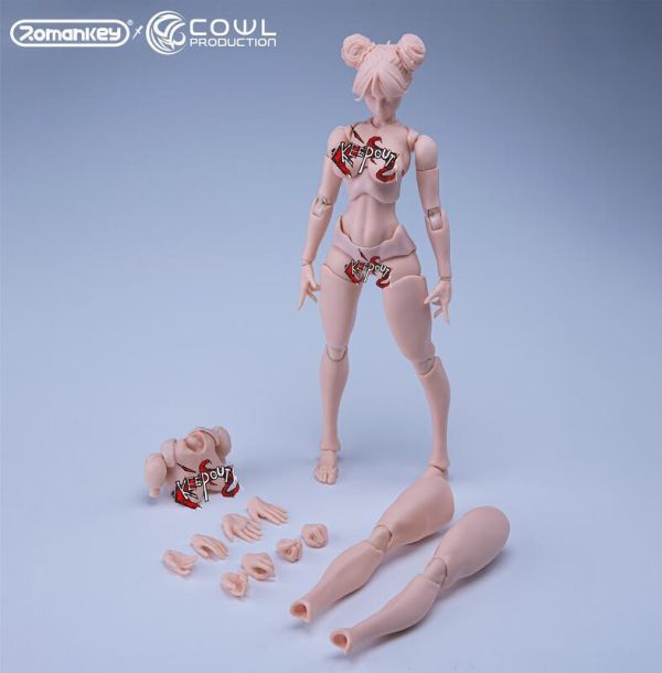 【史派克工廠】預購25年Q4 Romankey X COWL 1/12 超可動少女素體 三種 膚色 白色 褐色 0722 Romankey X COWL 1/12 超可動少女素體 三種 膚色 白色 褐色