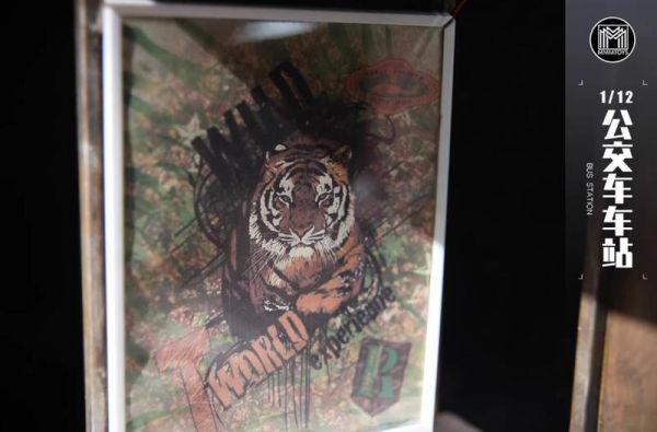 【史派克工廠】結單 23年Q4預購 mmmtoys 1/12 M2317 公交車車站 公車站 場景 兵人 場景 模型 0719 mmmtoys 1/12 M2317 公交車車站 公車站 場景 兵人 場景 模型