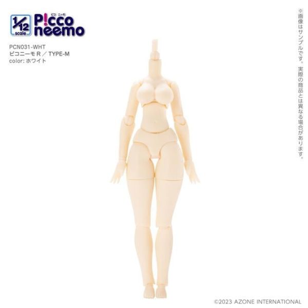 【史派克工廠】結單 預購2月 AZONE 1/12 Picconeemo R M型 女性素體PCN031-WHT 0206 AZONE 1/12 Picconeemo R M型 女性素體PCN031-WHT