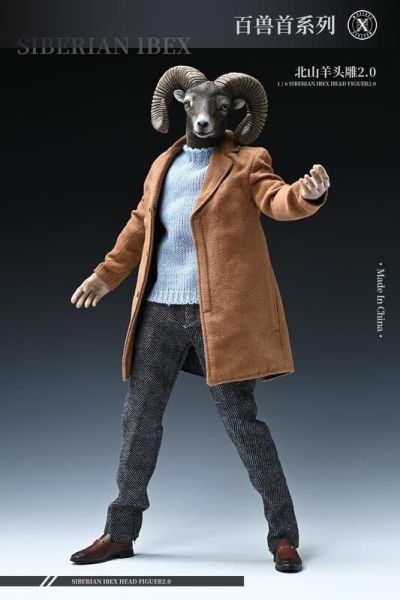 【史派克工廠】結單 預購Q4 Mostoys 1/6 百獸首頭雕系列 北山羊頭雕2.0 MS2303AB 共2款 0807 Mostoys 1/6 百獸首頭雕系列 北山羊頭雕2.0 MS2303AB 共2款