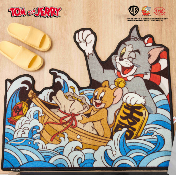 【史派克工廠】結單25年1月 VGT 華納兄弟探索 湯姆貓與傑利鼠 招財地毯 乘風破浪版 1219 VGT 華納兄弟探索 湯姆貓與傑利鼠 招財地毯 乘風破浪版