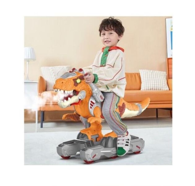 【史派克工廠】結單 班爾納 預購8月 2023新款 恐龍滑步車 學步車 噴霧 音樂 故事 兒歌 早教 0803 2023新款 恐龍滑步車 學步車 噴霧 音樂 故事 兒歌 早教