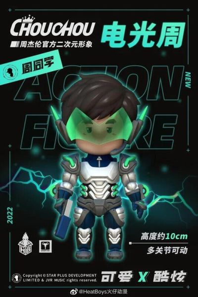【史派克工廠】結單免運24年11月 盒玩 HeatBoys火仔動漫 周杰倫 周同學 最偉大的作品 可動10CM 0923 盒玩 HeatBoys 火仔動漫 周杰倫 周同學 最偉大的作品 可動10CM