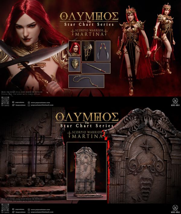【史派克工廠】結單 預購Q2 POP 1/6 奧林匹斯 星圖系列 OSC-001 天蠍戰士 馬爾斯蒂娜 & 天蠍地台 1207 POP 1/6 奧林匹斯 星圖系列 OSC-001 天蠍戰士 馬爾斯蒂娜 & 天蠍地台