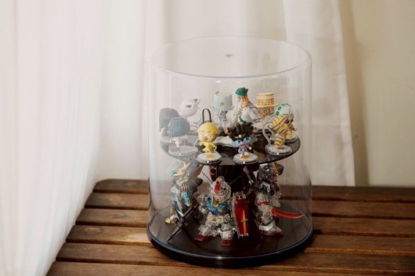 【史派克工廠】結單25年Q4 壓克力 兩用 旋轉展示盒 盲盒 景品 PVC 整箱6入 0729 壓克力 兩用 旋轉展示盒 盲盒 景品 PVC 整箱6入
