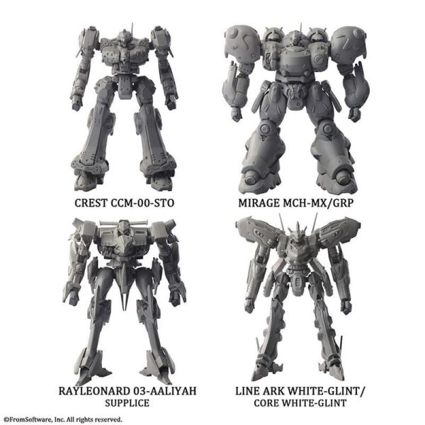 【史派克工廠】結單8月 SQEX 史克威爾 機戰傭兵 組裝模型 1/72 結構藝術 Vol.2 中盒一套4款 0213 SQEX 史克威爾 機戰傭兵 組裝模型 1/72 結構藝術 Vol.2 中盒一套4款