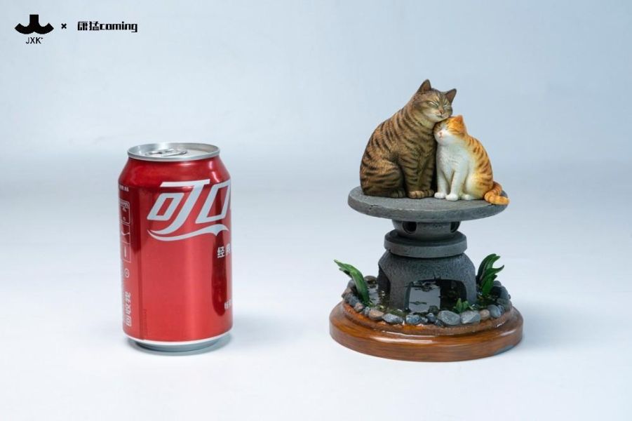 【史派克工廠】預購免運26年Q2 JXK JXK331 石間貓憩 貓 動物 模型 0401 JXK JXK331 石間貓憩 貓 動物 模型