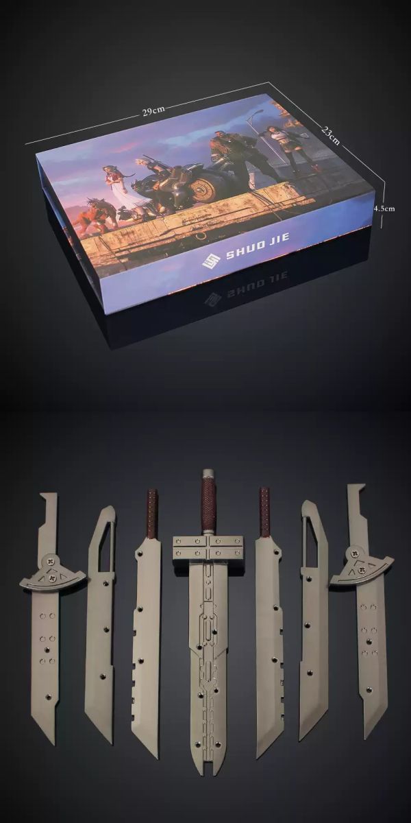 【史派克工廠】預購免運25年11月 太空戰士 FF7 克勞德 六式大劍 組裝版 合金收藏 1104 太空戰士 FF7 克勞德 六式大劍 組裝版 合金收藏