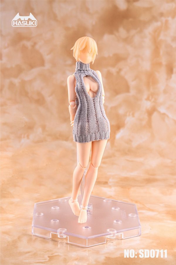 【史派克工廠】結單25年6月 神貓跳動HASUKI 1/12 手辦兵人服飾 露背包臀手工 針織毛衣 0514 神貓跳動HASUKI 1/12 手辦兵人服飾 露背包臀手工 針織毛衣