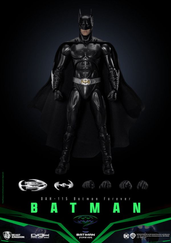 【史派克工廠】結單免運24年Q4 DAH-115 蝙蝠俠 1995年版 可動人偶 1009 DAH-115 蝙蝠俠 1995年版 可動人偶