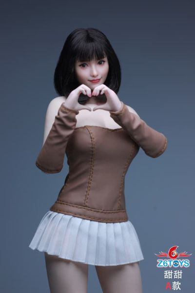 【史派克工廠】預購免運12月 Z6TOYS 1/6 亞洲可動眼笑容美女頭雕 甜 ZC021ABCDEF 6款 1125 Z6TOYS 1/6 亞洲可動眼笑容美女頭雕 甜 ZC021ABCDEF 6款