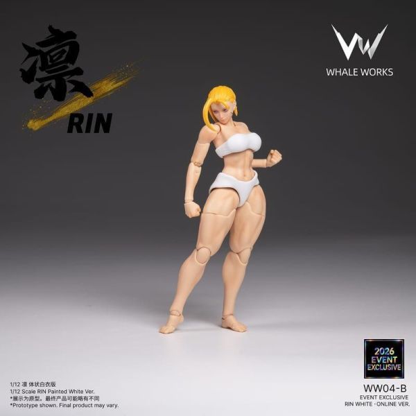 【史派克工廠】結單 免運27年Q2 鯨工坊 凜 RIN 1/12塗裝素體 WF展會限定網路版 可動人偶 0923 鯨工坊 凜 RIN 1/12塗裝素體 WF展會限定網路版 可動人偶