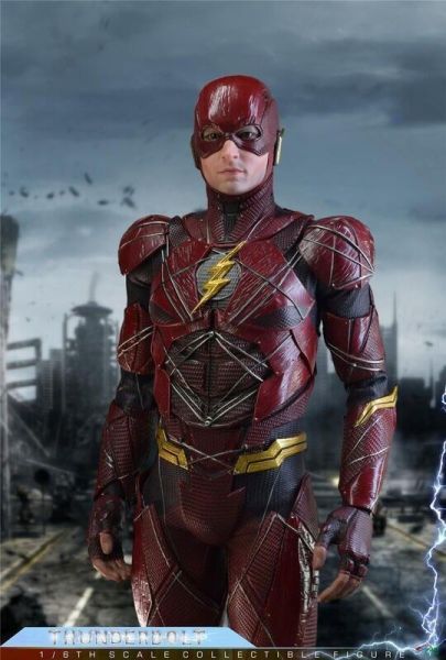 【史派克工廠】現貨 BY-ART 1/6 THUNDERBOLT 可動 DC 閃電俠 BY- 020 0224 BY-ART 1/6 THUNDERBOLT 可動 DC 閃電俠 BY- 020
