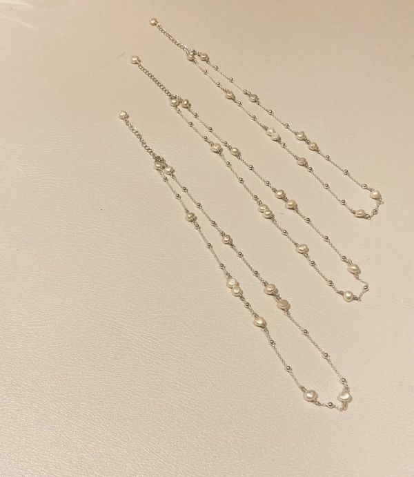 異形珍珠純銀choker 
