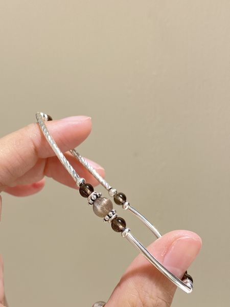 金灰太陽石銀花管 