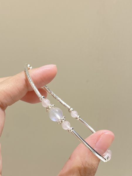 月光石銀花管 