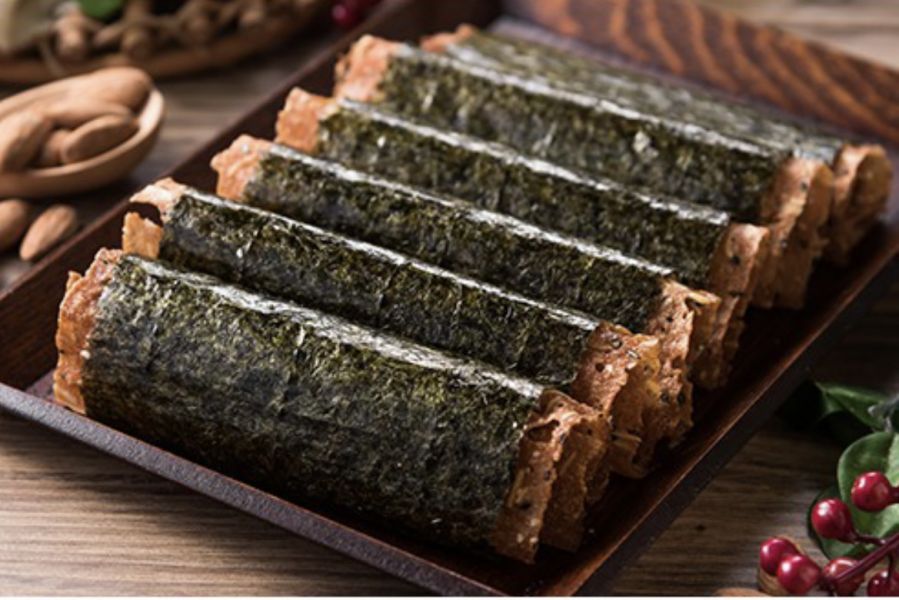 海苔捲類：原味、辣味 