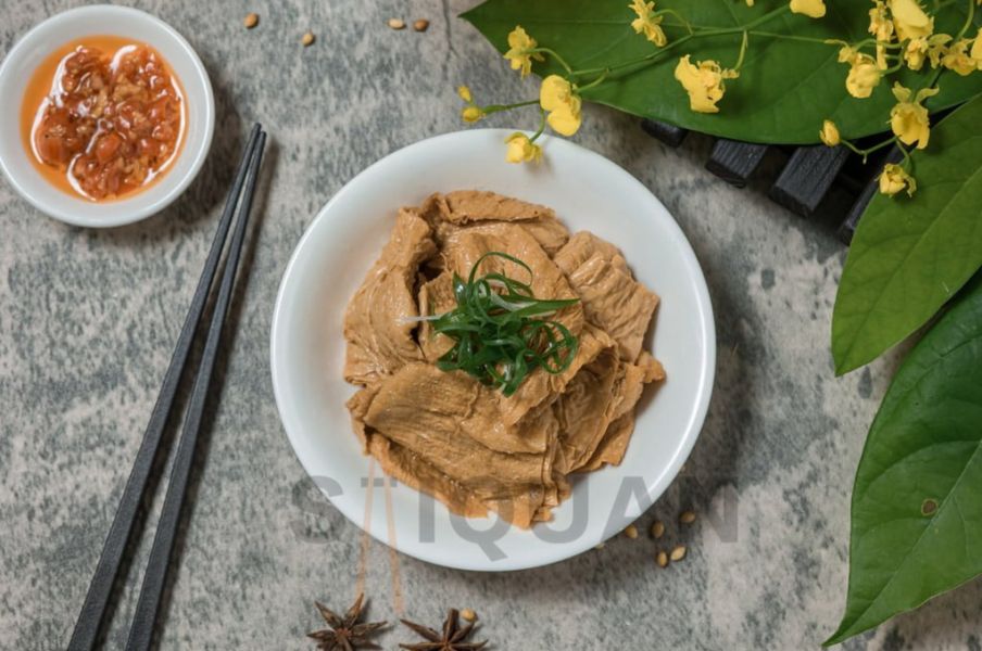 香滷豆皮 豆皮,滷豆皮,黃豆香,濃郁滷汁,軟嫩豆皮,宵夜良伴,退冰即食,下酒小酌,滷味